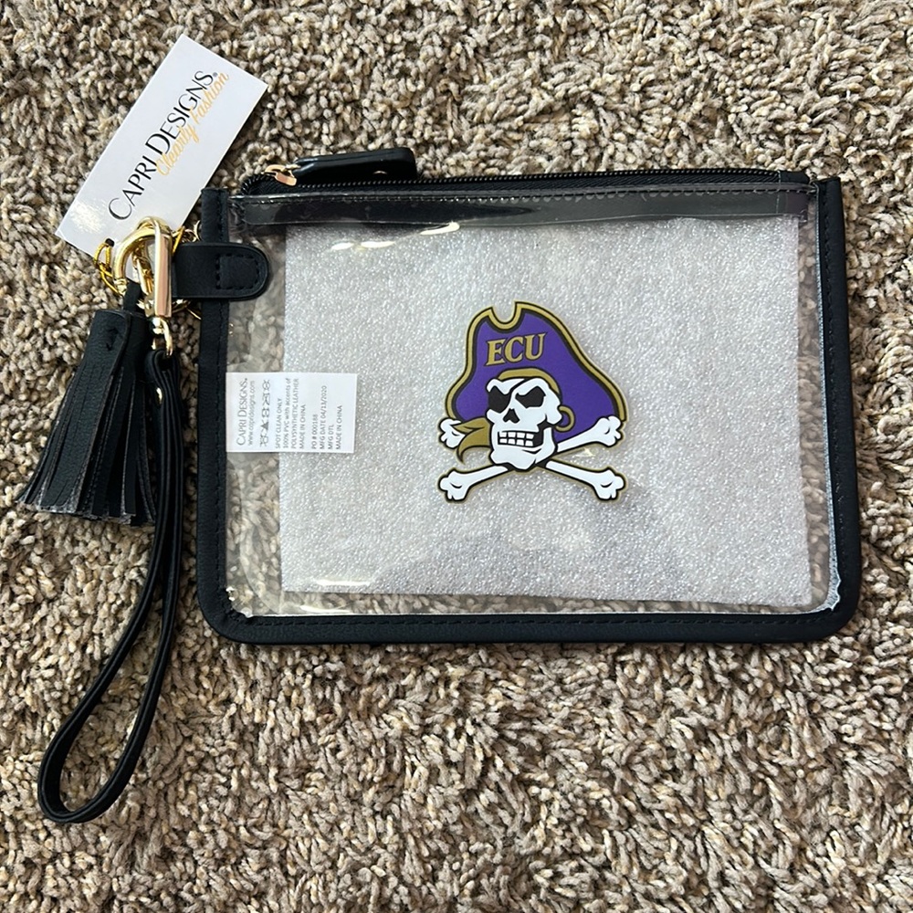 ECU Clear Wrist Bag